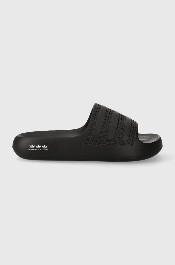 adidas Originals Natikače adidas Originals Adilette Ayoon za žene, boja: crna, s platformom