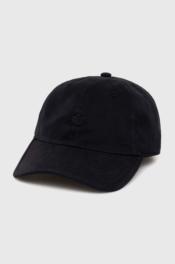 adidas Originals Pamučna kapa sa šiltom adidas Originals Premium Essentials Dad Cap boja: crna, bez uzorka