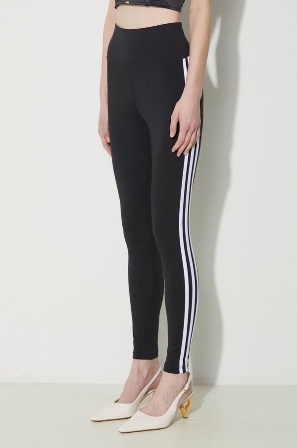 adidas Originals Tajice adidas Originals 3-Stripe Leggings za žene, boja: crna, s aplikacijom, IP2968