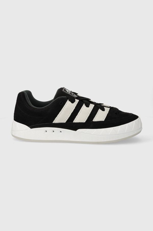 adidas Originals Tenisice od brušene kože adidas Originals Adimatic boja: crna, ID8265