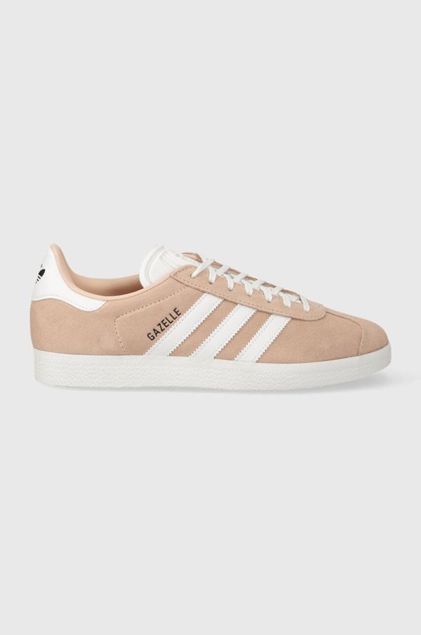 adidas Originals Tenisice od brušene kože adidas Originals Gazelle boja: narančasta, ID7006