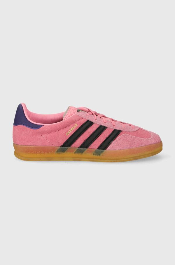 adidas Originals Tenisice od brušene kože adidas Originals Gazelle Indoor boja: ružičasta