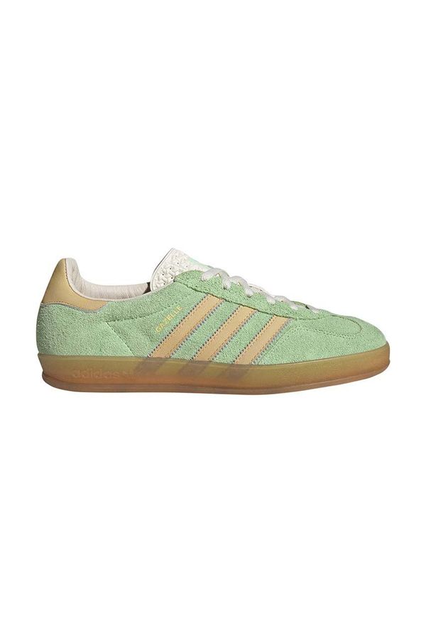 adidas Originals Tenisice od brušene kože adidas Originals Gazelle Indoor boja: zelena, IE2948
