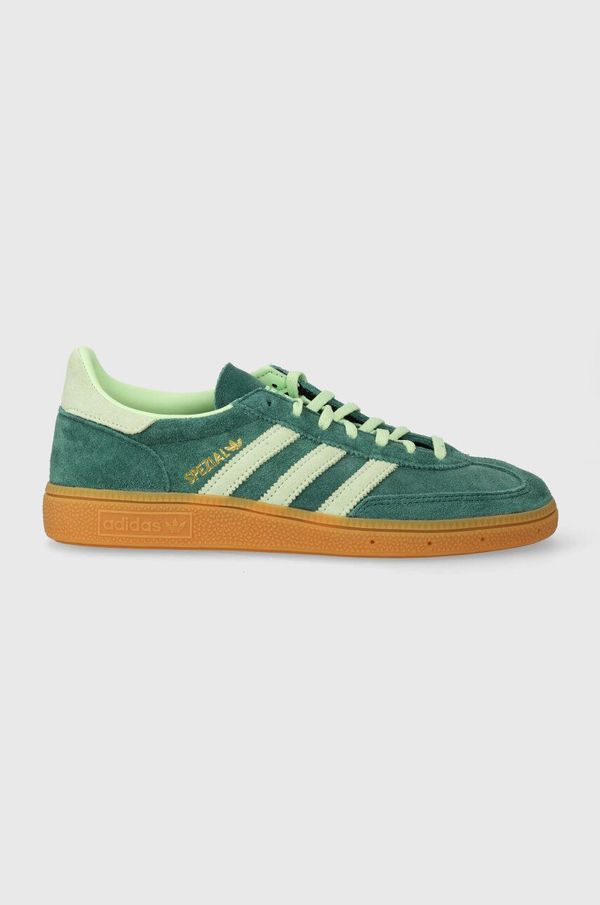 adidas Originals Tenisice od brušene kože adidas Originals Handball Spezial boja: zelena, IE5896