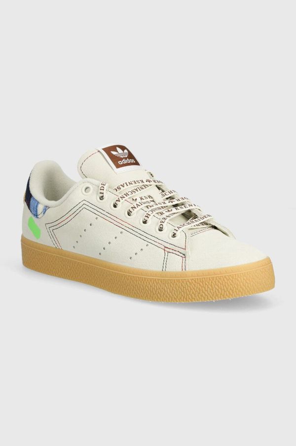 adidas Originals Tenisice od brušene kože adidas Originals Stan Smith CS x KS W boja: bež, IE0384