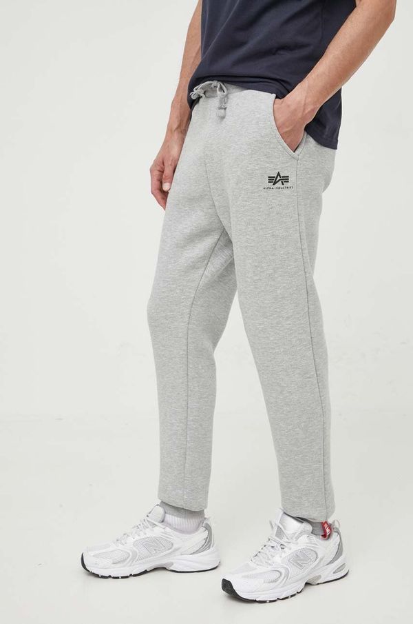 Alpha Industries Donji dio trenirke Alpha Industries Basic Jogger SL boja: siva, 116370.17-grey