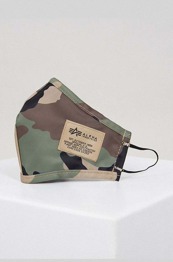 Alpha Industries Zaštitna maska za višekratnu uporabu Alpha Industries 128938.408-green