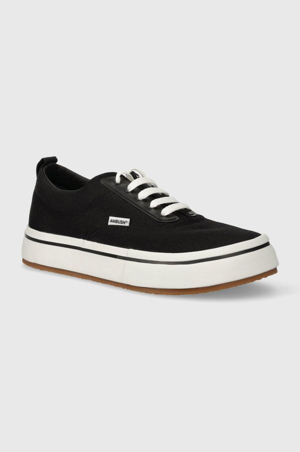 Ambush Tenisice AMBUSH Vulcanized Lace Up Canvas za muškarce, boja: crna, BMIA012S24FAB