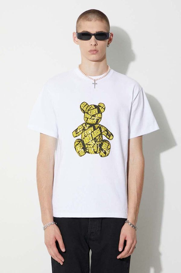 Aries Pamučna majica Aries boja: bijela, s tiskom