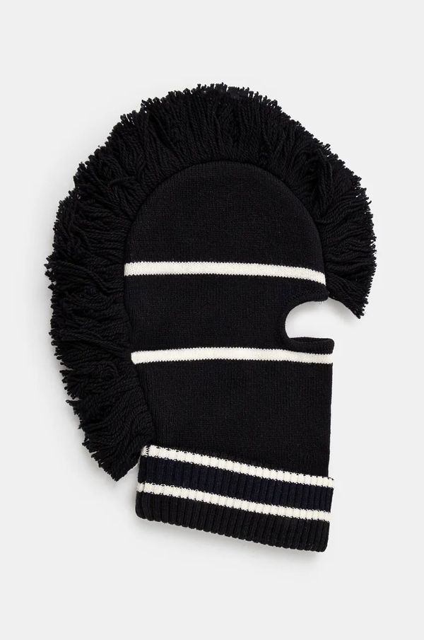 Ambush Balaklava AMBUSH Fringe Knit Balaclava boja: crna, BMLC001F24KNI0011031