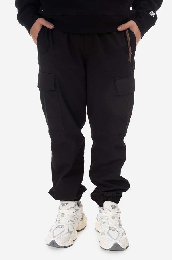 Billionaire Boys Club Pamučne hlače Billionaire Boys Club Overdyed Cargo Pants boja: crna, cargo kroj, B23109-BLACK
