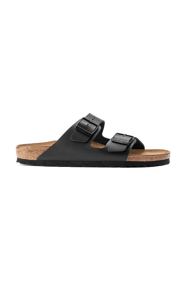 Birkenstock Birkenstock - Kožne natikače Arizona 51193-Black