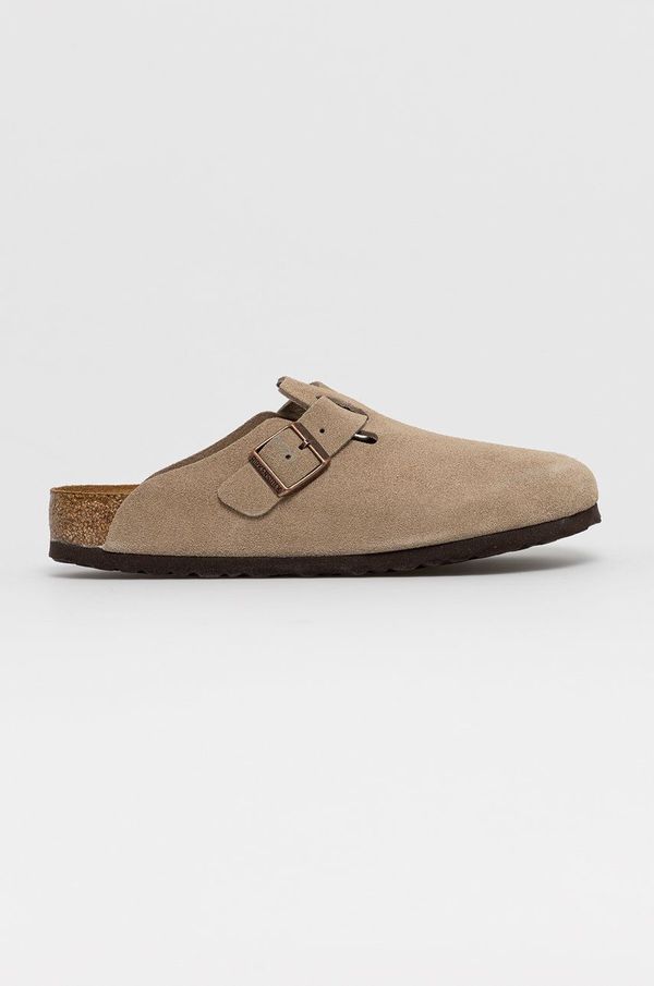 Birkenstock Kožne natikače Birkenstock za muškarce, boja: svijetlo plava