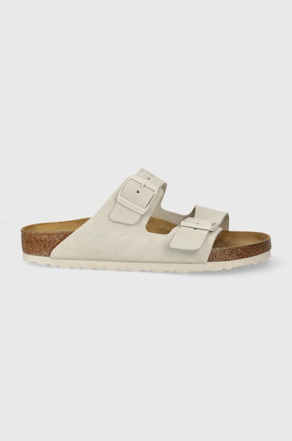 Birkenstock Natikače od brušene kože Birkenstock Arizona za žene, boja: bež, 1026817
