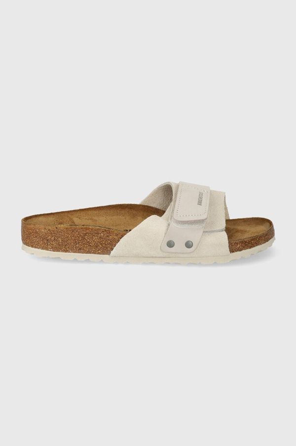 Birkenstock Natikače od brušene kože Birkenstock Oita za žene, boja: siva, 1024226
