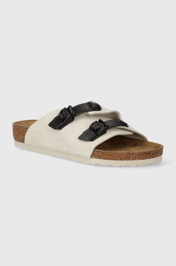 Birkenstock Natikače od brušene kože Birkenstock Zürich za muškarce, boja: bež, 1026773