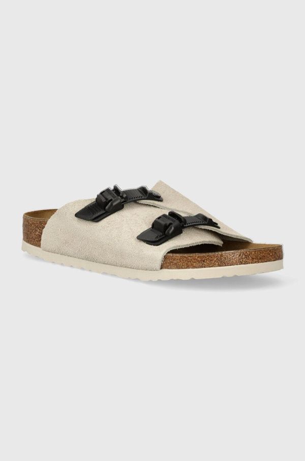 Birkenstock Natikače od brušene kože Birkenstock Zürich za žene, boja: bež, 1026788