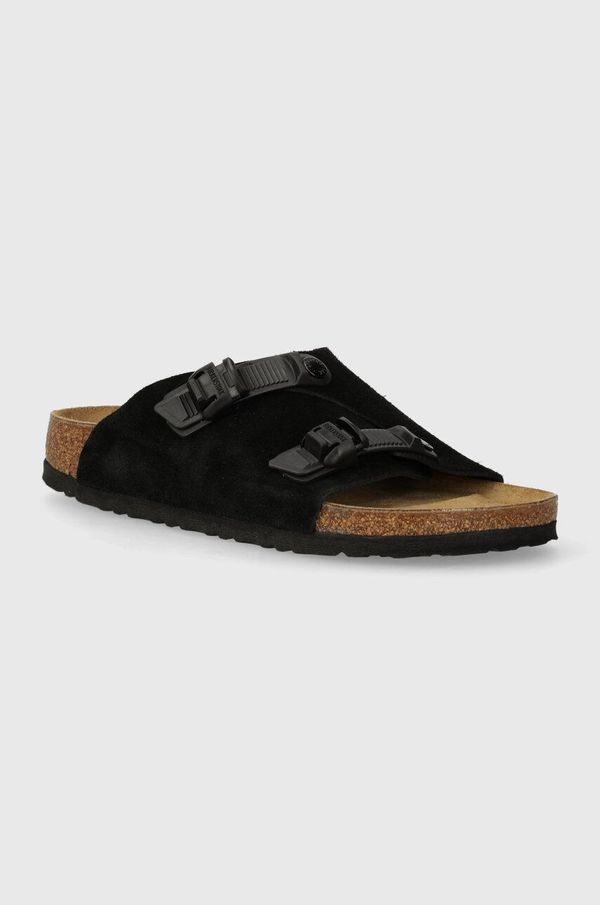 Birkenstock Natikače od brušene kože Birkenstock Zürich za žene, boja: crna, 1026783