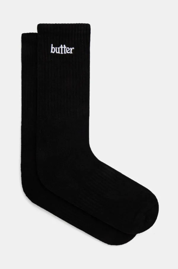 Butter Goods Čarape Butter Goods Basic Socks za muškarce, boja: crna, BG243910