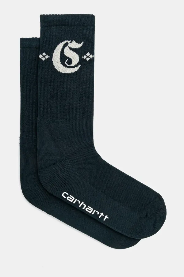 Carhartt WIP Čarape Carhartt WIP Greatest Hits Socks boja: tirkizna, I034372.2NEXX