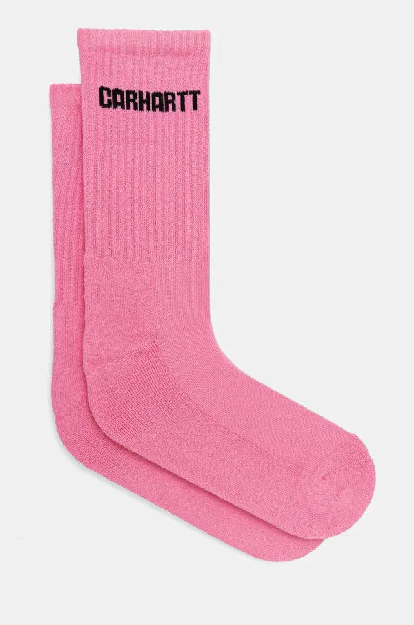 Carhartt WIP Čarape Carhartt WIP Industry Socks boja: ružičasta, I034371.2PHXX