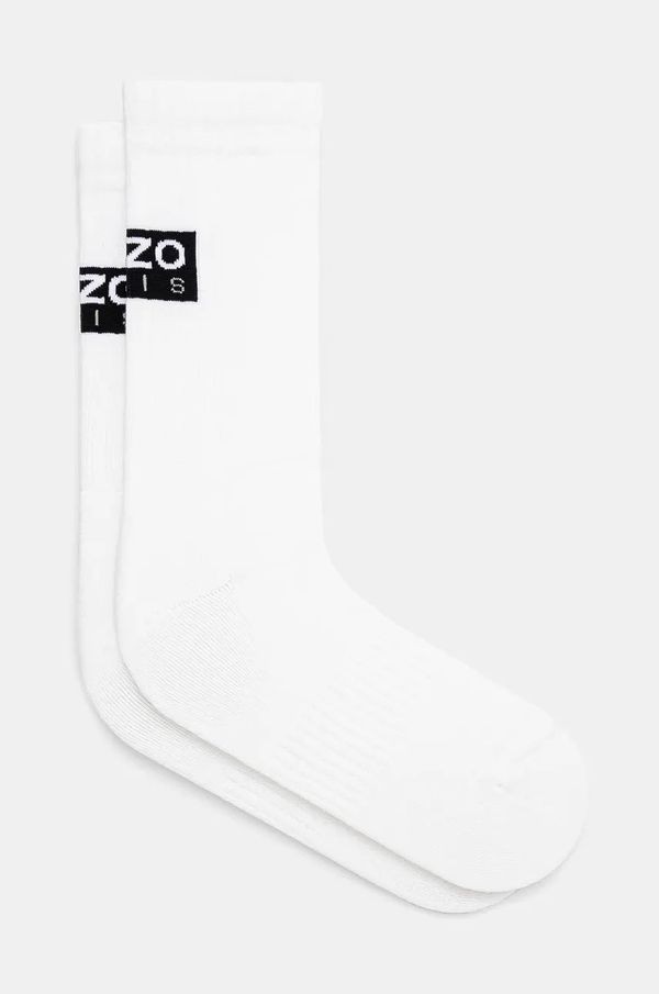 Kenzo Čarape Kenzo Sports Cable Socks za muškarce, boja: bijela, FE68SU131KSB.02