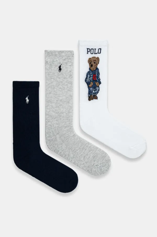 Polo Ralph Lauren Čarape Polo Ralph Lauren 3-pack za žene, boja: tamno plava, 455882850