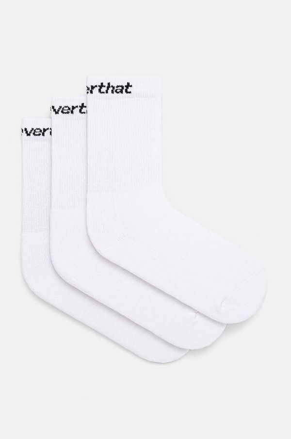 thisisneverthat Čarape thisisneverthat SP-Logo Socks 3-Pack za muškarce, boja: bijela, TN241WUNSO01