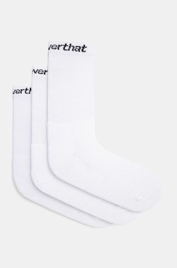 thisisneverthat Čarape thisisneverthat SP-Logo Socks 3Pack 3-pack za muškarce, boja: bijela, TNCO0TUNSO01