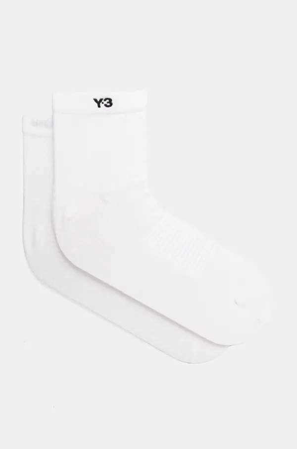 Y-3 Čarape Y-3 CL Sock LO za muškarce, boja: bijela, JP1150
