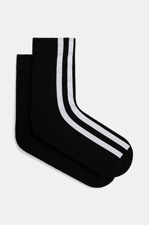 Y-3 Čarape Y-3 Stripes Sock za muškarce, boja: crna, IZ3173