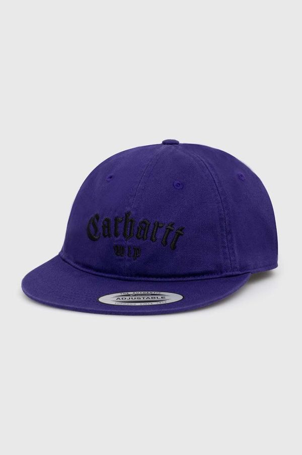 Carhartt WIP Kapa sa šiltom Carhartt WIP Onyx Cap boja: ljubičasta, s aplikacijom, I032899.1ZTXX