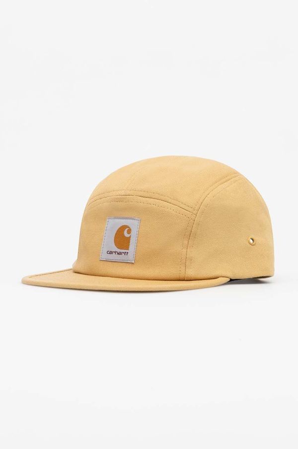 Carhartt WIP Pamučna kapa sa šiltom Carhartt WIP Backley Cap boja: bež, s aplikacijom, I016607.1YHXX