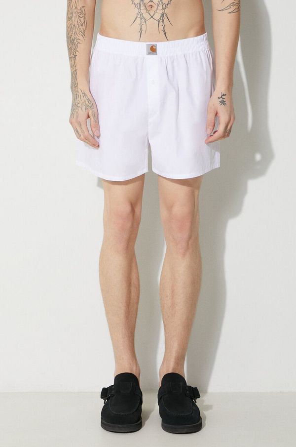 Carhartt WIP Pamučne bokserice Carhartt WIP boja: bijela