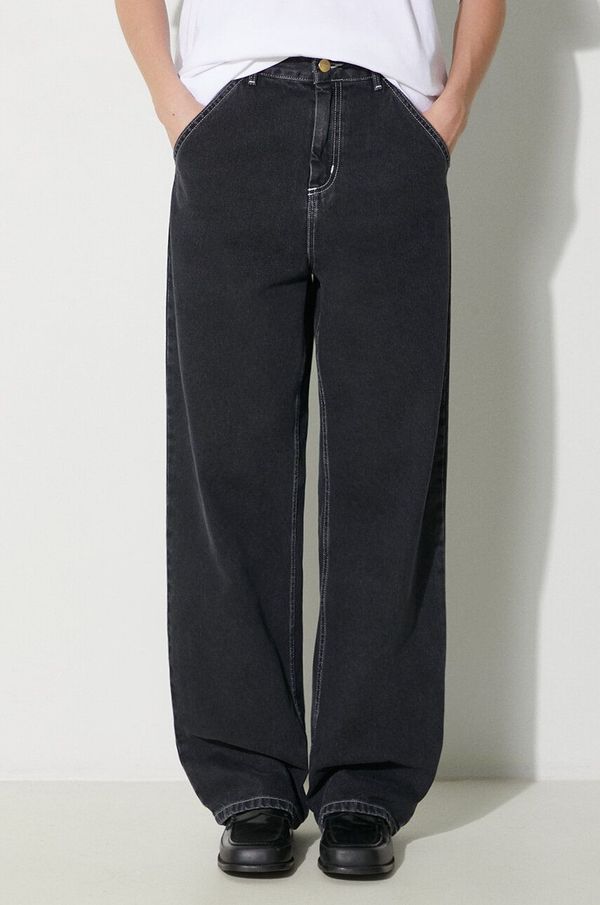 Carhartt WIP Traperice Carhartt WIP Simple Pant za žene, srednje visoki struk, I031924.8906