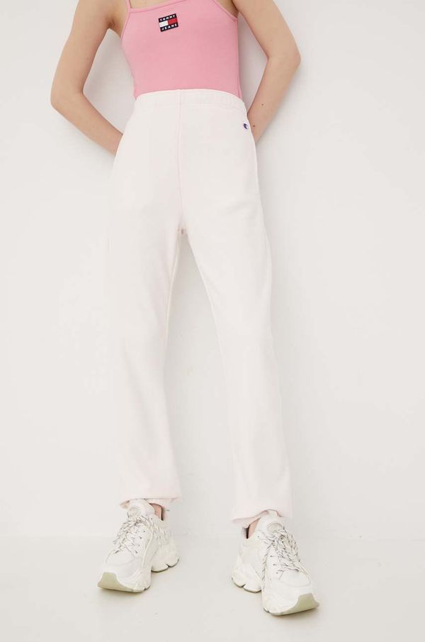 Champion Donji dio trenirke Champion za žene, boja: ružičasta, glatki materijal, 115098-EM004