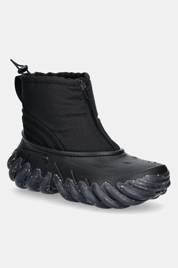 Crocs Cipele Crocs Echo Boot Z Shield za žene, boja: crna, ravni potplat, sa srednje toplom podstavom, 210315
