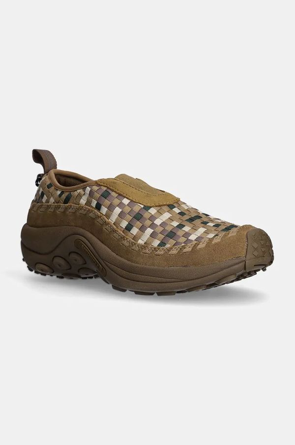 Merrell 1TRL Cipele Merrell 1TRL Jungle Moc Evo Woven Se za žene, boja: zelena, J007284