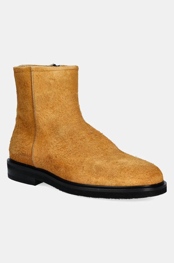 Filling Pieces Cipele od brušene kože Filling Pieces Western Chelsea Suede za muškarce, boja: žuta, 77922792057