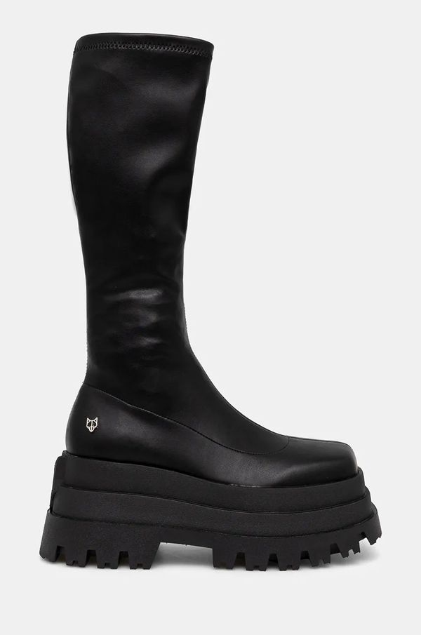 Naked Wolfe Čizme Naked Wolfe Sin za žene, boja: crna, s platformom