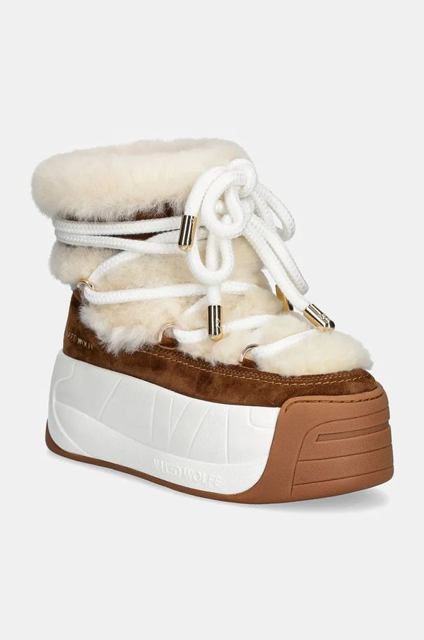 Naked Wolfe Čizme za snijeg Naked Wolfe Darling boja: smeđa, Darling Tan Cow Suede