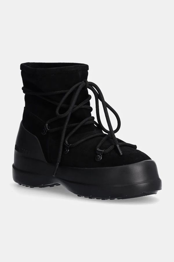 Moon Boot Čizme za snijeg od brušene kože Moon Boot MB LUNA BOOT SUEDE boja: crna, 80D2480030 N001