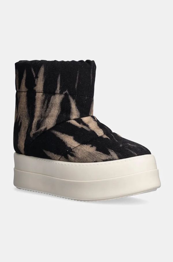 Rick Owens Čizme za snijeg Rick Owens Mega Bumper Low Lunar za muškarce, boja: crna, DU02D2839.DBSUPA