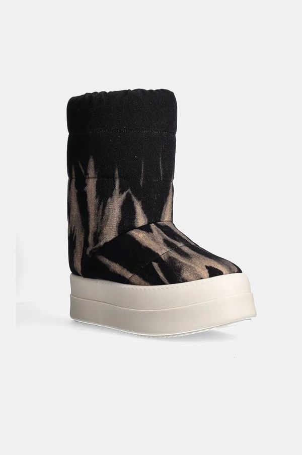 Rick Owens Čizme za snijeg Rick Owens Mega Bumper Lunar za muškarce, boja: crna, DU02D2838.DBSUPA
