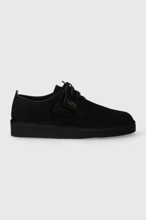 Clarks Originals Cipele od brušene kože Clarks Originals Coal London za muškarce, boja: crna, 26171744