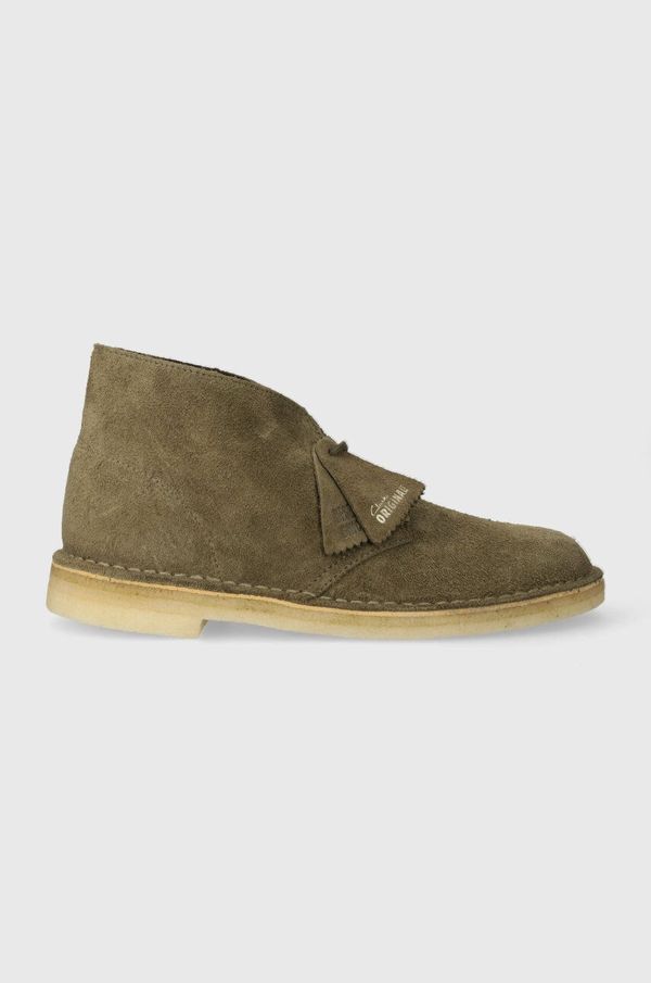 Clarks Originals Cipele od brušene kože Clarks Originals Desert Boot za muškarce, boja: zelena, 26176626