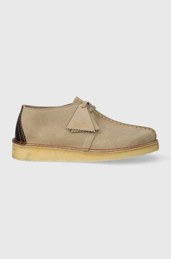 Clarks Originals Cipele od brušene kože Clarks Originals Desert Trek za muškarce, boja: bež, 26166211