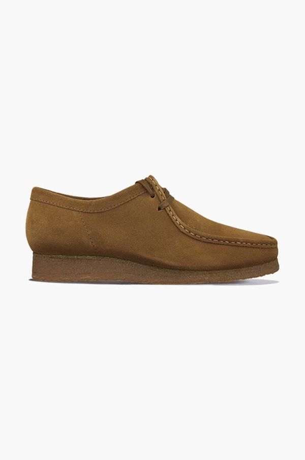 Clarks Originals Cipele od brušene kože Clarks Wallabee boja: smeđa, 26155518