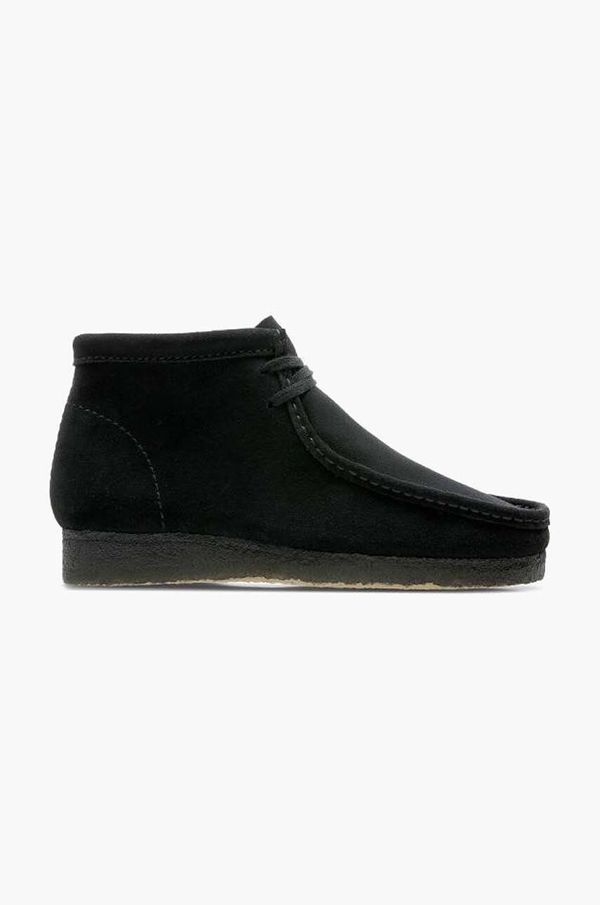 Clarks Originals Cipele od brušene kože Clarks Wallabee Boot za muškarce, boja: crna, 26155517