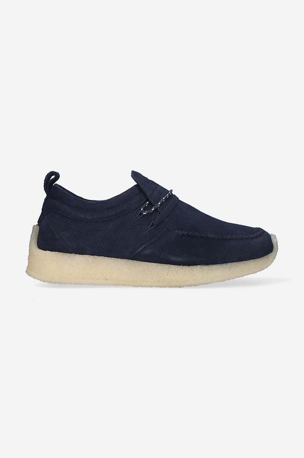 Clarks Originals Cipele od brušene kože Clarks x Ronnie Fieg Maycliffe za muškarce, boja: tamno plava, 26170244